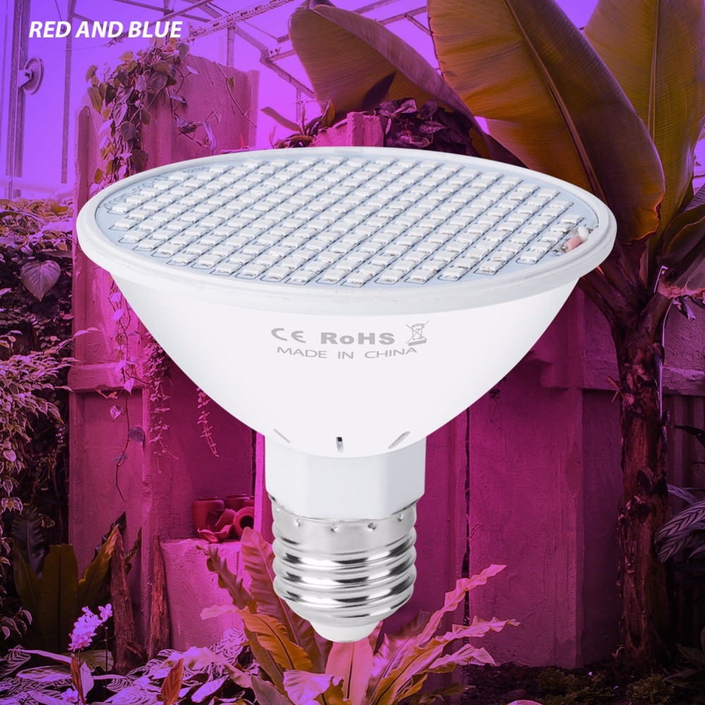 Volledige Spectrum Led Grow Lampen AC85-265V Zaailing Phyto Lamp 60 126 200Leds Plant Groei Lamp 220V Uv ir Indoor SMD2835 110V