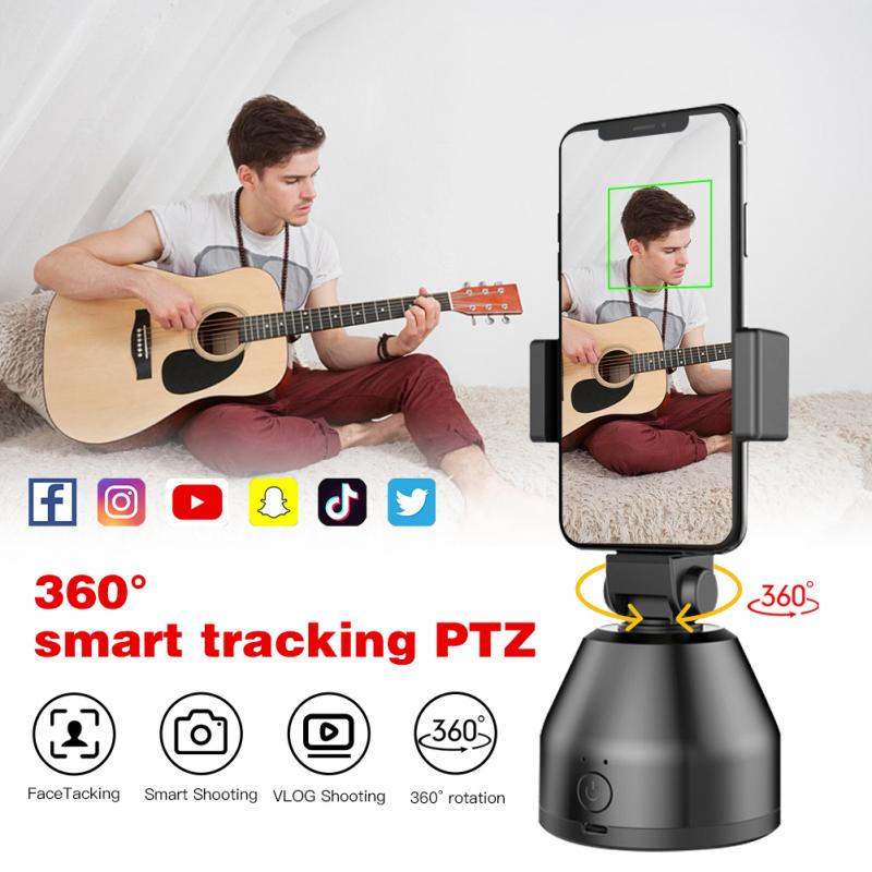360° Rotation Face Tracking Smart AI Gimbal Personal Cameraman Robot Smart Shooting Selfie Stick Auto Face Tracking Camera Rack