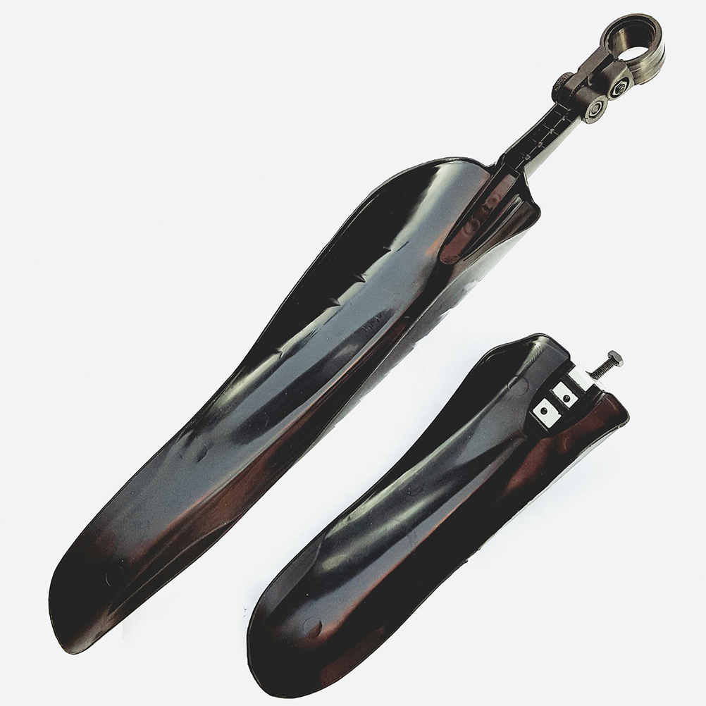 Mountain Bike Bicycle Fenders Bicycle Tire Front and Rear Mud Guards Bike Mudguard Fenders Set (Black)