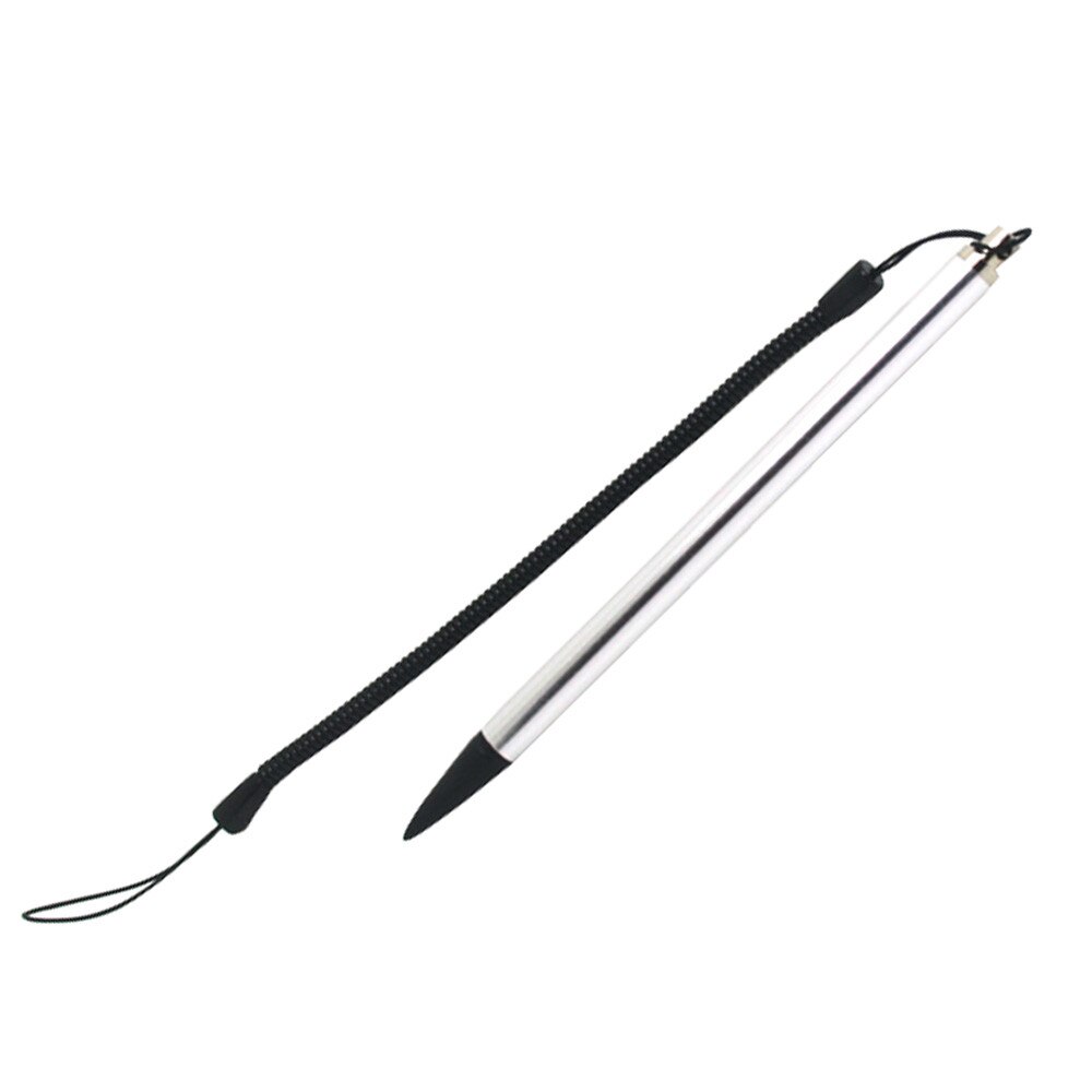 Touch-pen met springtouw, universele resistieve touchscreen-verfpen resistieve stylus met anti-verloren springtouw, voor POS, PDA, alle resistieve schermapparaten(zwart