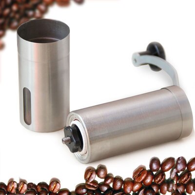1pcsManual ceramic coffee grinder stainless steel adjustable coffee grinder with Rubber Ring Portable Coffee Grinder