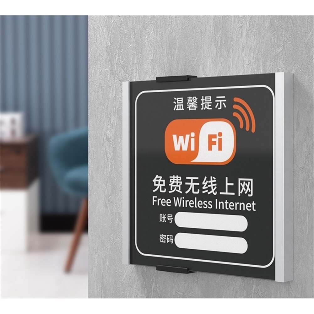 1pcs Silver Aluminum Alloy Wall Door Sign Plate Company Department Signboard Replacement Hospital Works Display Board