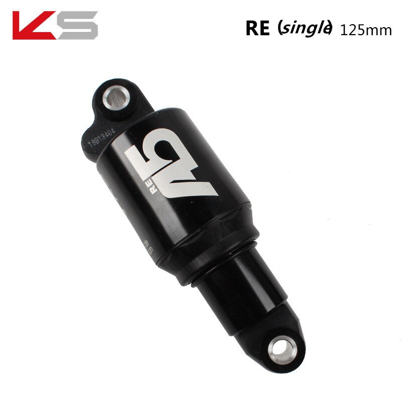 KS A5-RR1 Góra rower powietrze tylny amortyzator podwójny/pojedynczy powietrze Chambe 125/150/165/190mm miękki regulowany tylny amortyzator: 125mm pojedynczy
