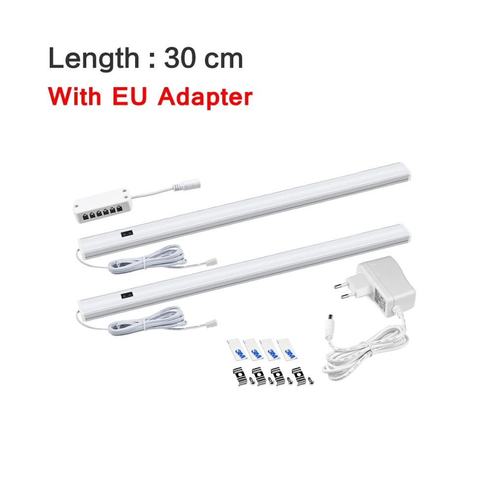 Hand Wave Switch LED Bar Light Rigid Strip Kitchen Lighting Hand Sensor 12V Night Lamp For Bathroom Wardrobe Cocina Wall Lamp