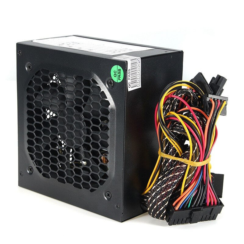 450W PC Computer Power Supply Computer PC CPU Power Supply 20+4-pin 12cm Fans ATX 12V Molex PCIE w/ SATA PCI Connect Computer
