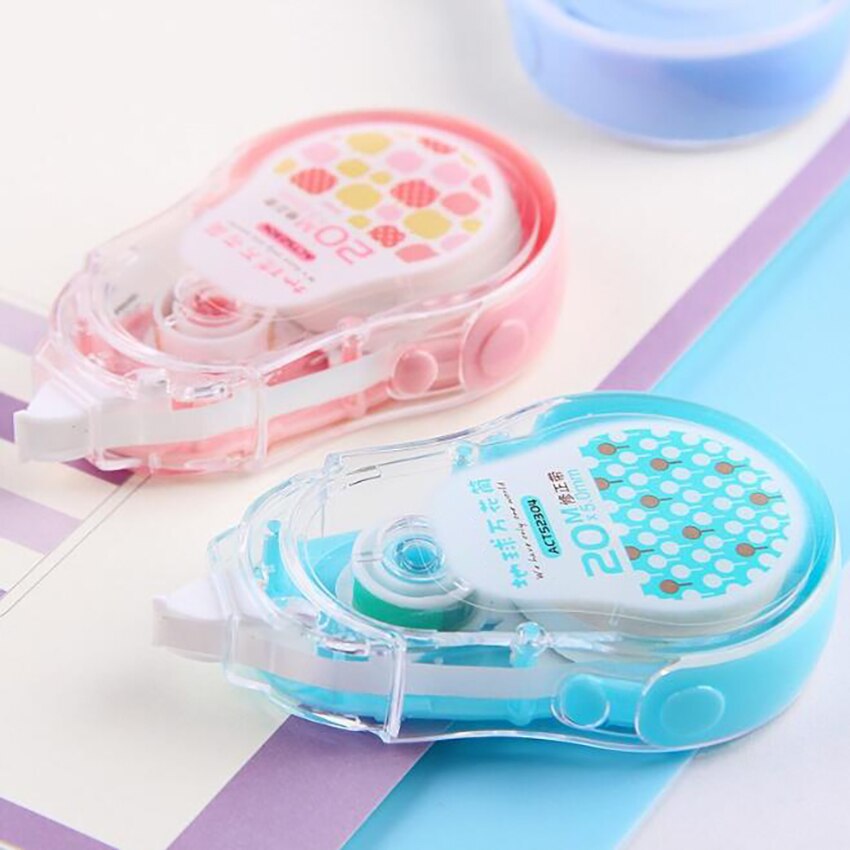 5MM Correction Tape 20M Large Capacity Altered Tape, Student Writing Diary Transparent Film Corrector Correction Tapes Supplies