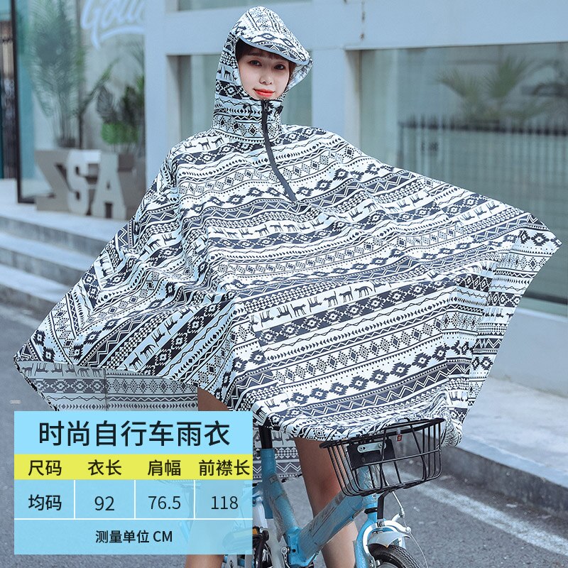 Erwachsene fahrrad regenmantel Poncho draussen fahrrad kleine elektrische Fahrrad reiten winddicht regen Kap: Schwarz Hund