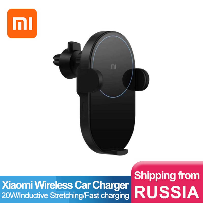 Xiaomi Mi 20W Max Qi Wireless Car Charger WCJ02ZM Auto Pinch Met Intelligente Infrarood Sensor Snelle Opladen Auto Telefoon houder