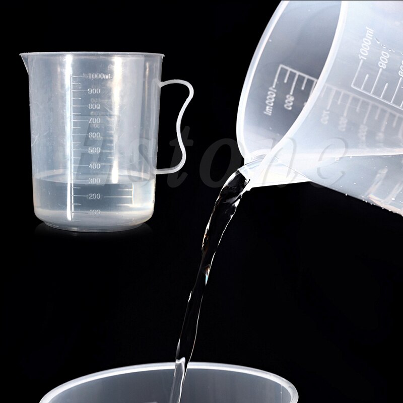 150/250/500/1000/2000ML Plastic Measuring Cup Jug Pour Spout Surface Kitchen