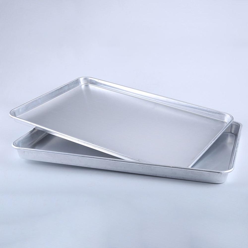 Aluminum Baking Tray Rectangular 60*40 Baking Tray Bread Cake Toast Pizza Oven Baking Tray Baking Tools