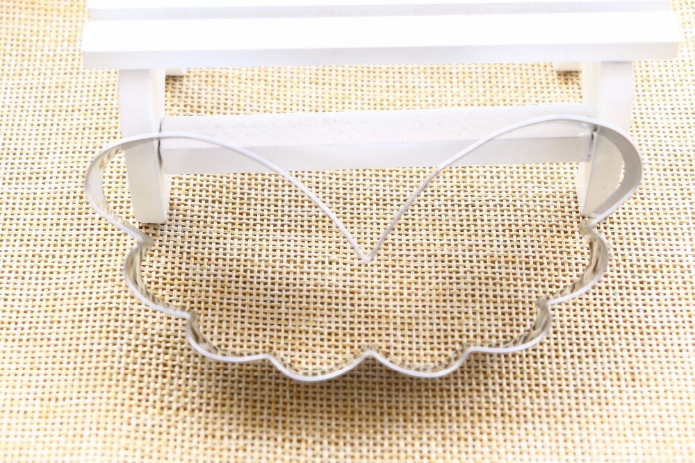 1 Uds. Moldes para galletas, forma de alas de Ángel, moldes para galletas, decoración de acero inoxidable, cortador de galletas, herramientas para hornear