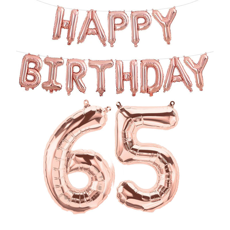 Globos de aluminio con números de feliz cumpleaños de oro rosa, decoraciones para fiestas para niños y adultos, niño y niña 10 11 14 15 18 25 30 35 40 50 60 70 años: Plata