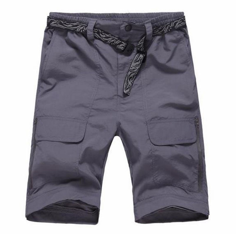 Removable Summer Hiking Pants Men Quick Dry Breathe Outdoor Pants For Hiking Camping Leisure Travel Sports Trousers