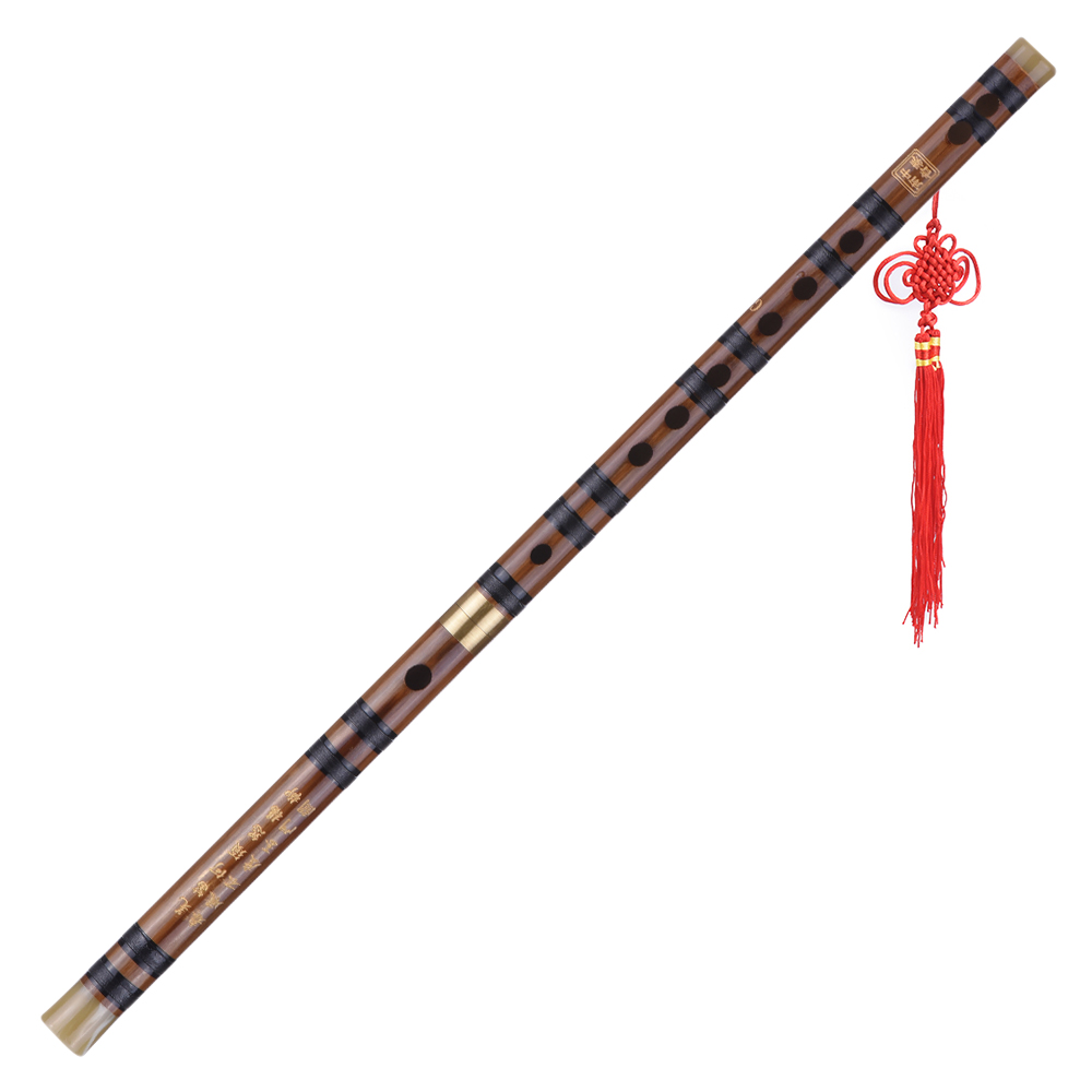 Flauta de bambú amarga enchufable Dizi, instrumento Musical chino tradicional hecho a mano, clave de C/D/E/G/F