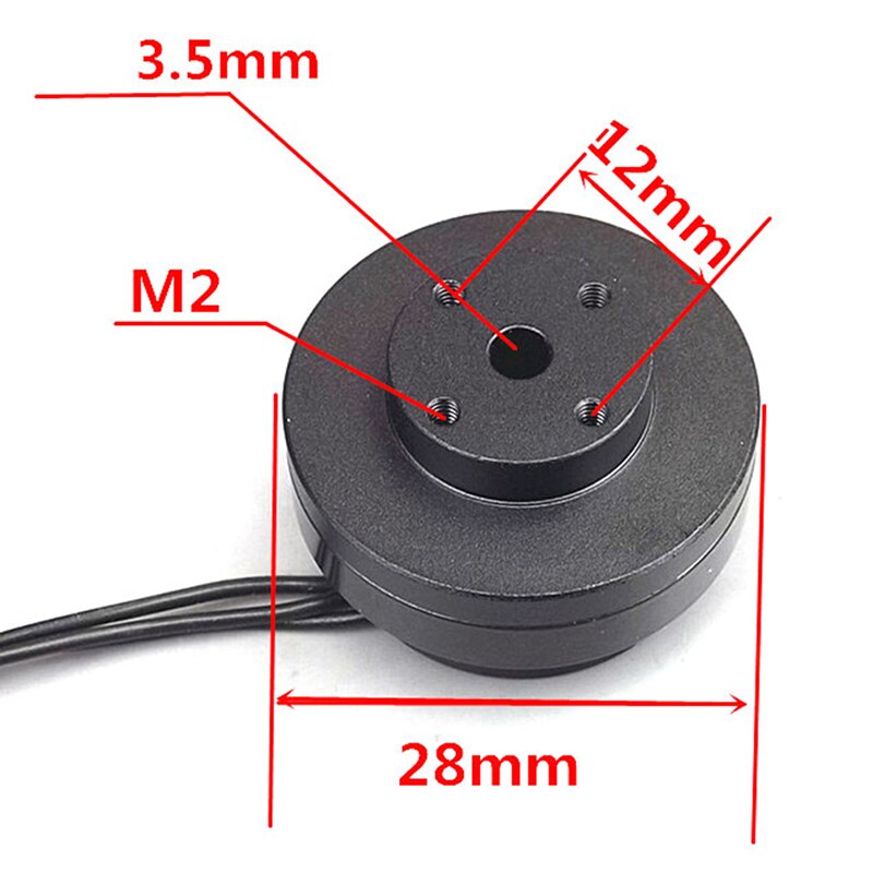 Dubbele kogellagers 2204 micro motor telefoon camera buitenrotor borstelloze motoren