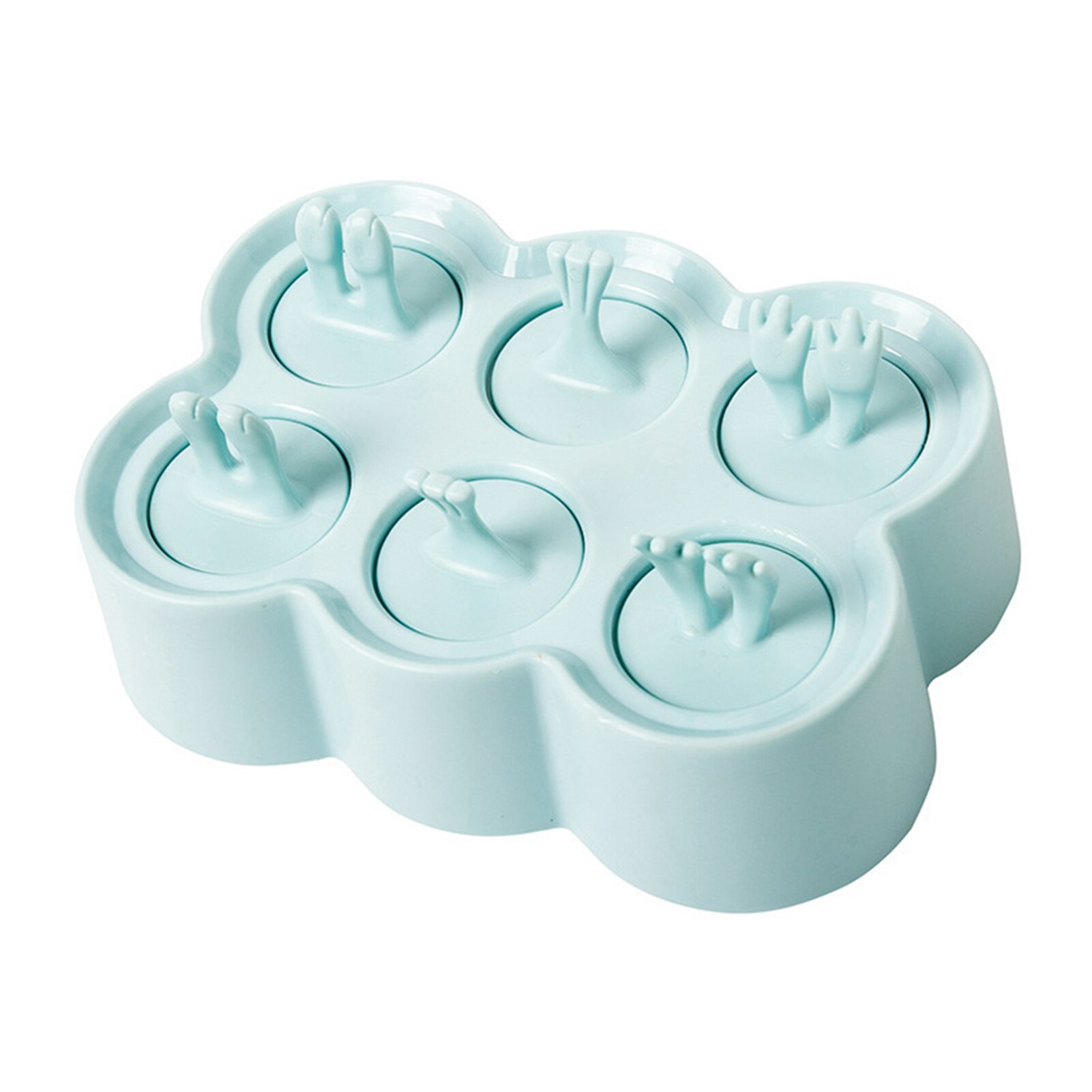 Household Silicone Popsicle Stencil DIY Ice Cream Making Template Ice Making Box Reusable for Home Kitchen Bar XHC88