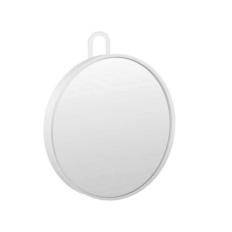 Cute Pink Princess Mirror Makeup Mirror DIY Vanity Mirror Durable Oval Shaped Mirror: Dark Gray