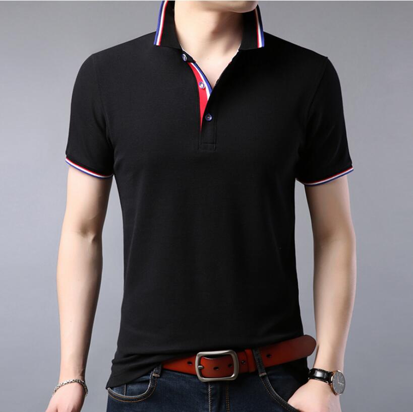 ZNG Summer Men Polos Shirt Clothing Pure Cotton Men Business Casual Male Polo Shirt Short Sleeve Breathable Shirt: Z09-1