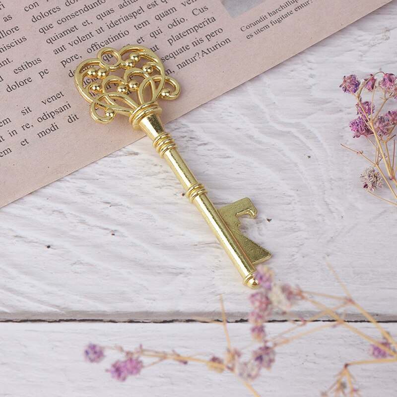 Nowy przenośny kształt klucza otwieracz robić butelek pierścień breloczek brelok metalowa impreza z piwem narzędzie barowe: GD