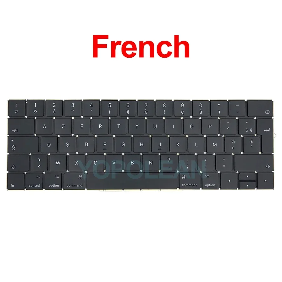 Neue US UK Spanisch Französisch Koreanische Tastatur Für Macbook Pro Retina 13 "15" A1706 A1707 Tastatur Ersatz: Braun