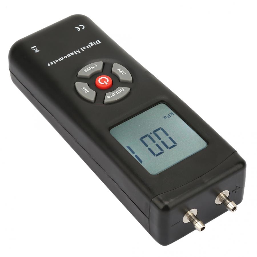TL100 Digital Differential Pressure Gauge Handheld Differential Pressure Gauge Digital Pressure Meter Digital Manometer