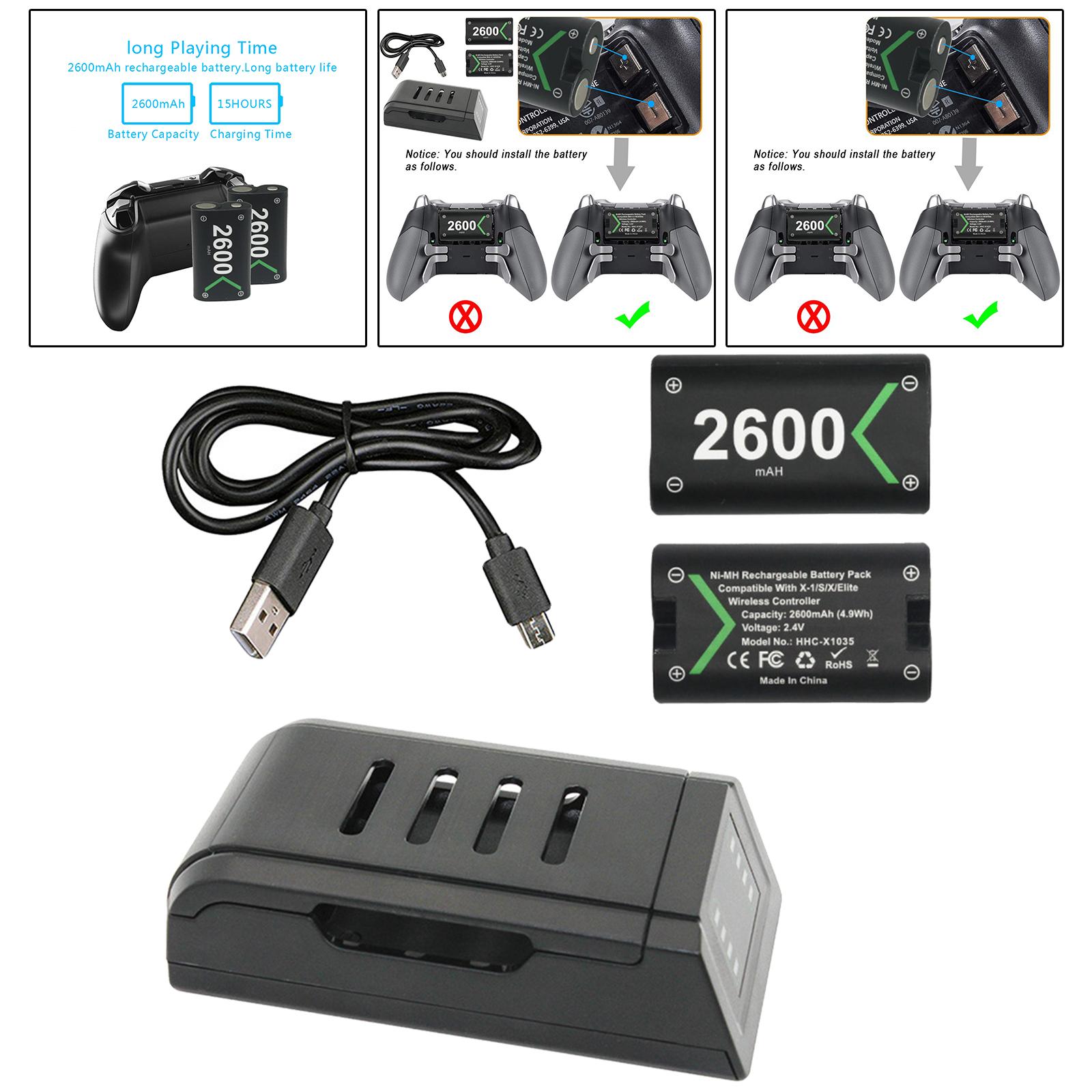 Controller Charger W/Oplaadbare Batterij Packs Voor Een Gaming Controller