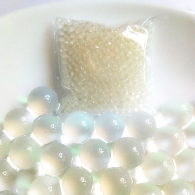 3000 Deeltjes Multi Kleur Kristal Kralen Jelly Kinderen Speelgoed Hydrogel Bal Plantenteelt Ballen Die Groeien In Water: Clear