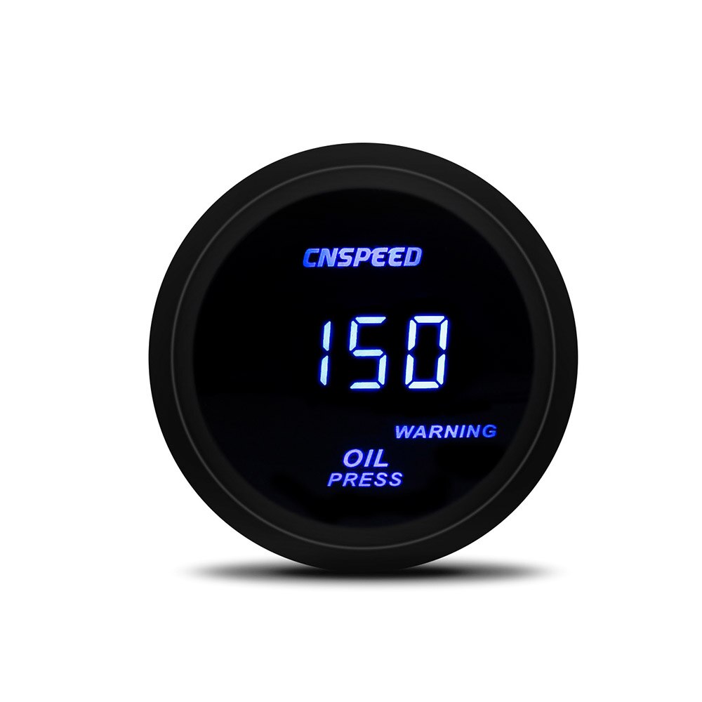 CNSPEED 2" 52mm digital turbine car pulse meter water temperature PSI oil pressure oil gauge tachometer voltmeter YC101332