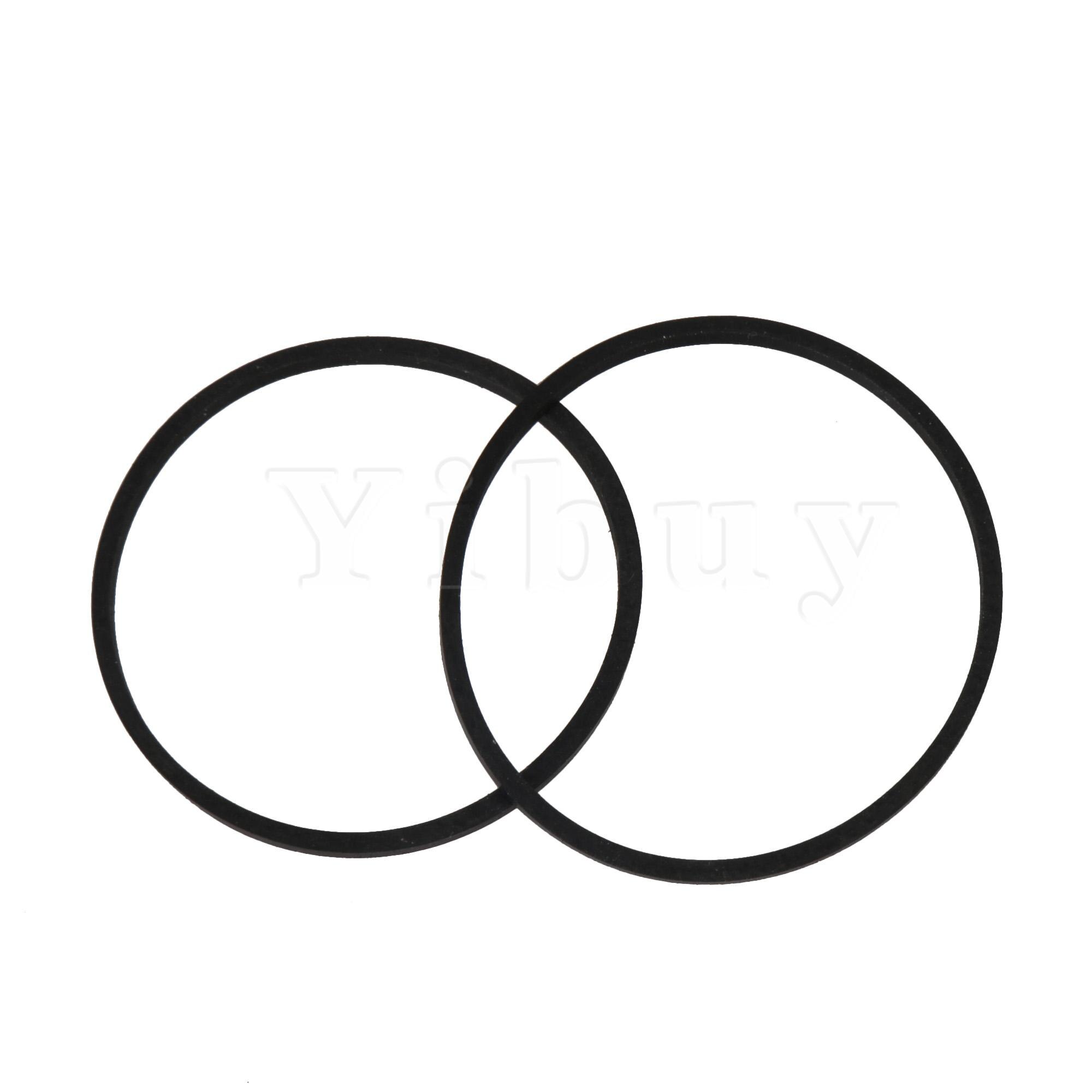 Yibuy-Correa de goma para DVD, 1,5mm, grabadora mixta, plegado cuadrado, 40 a 60mm, Juego de 20