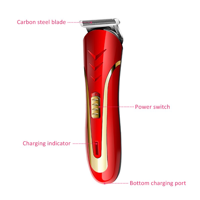 Brand Electric Hair Clippers Wireless Hair Clipper For Barbers Men's Home Styling Tools Chargeable Haircut 45D