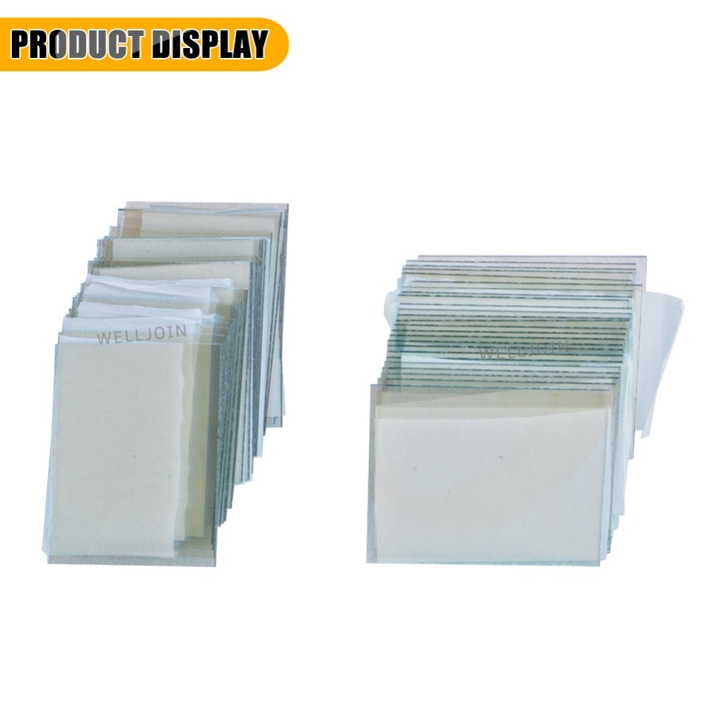 50 x 50 x 1.1mm < 10 ohm /sq 10 st lab transparent ledande glas indium tennoxid ito glasbelagt glas