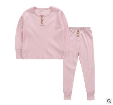 Europese en Amerikaanse kinderen home service en najaar ondergoed pyjama set: Pink / 110