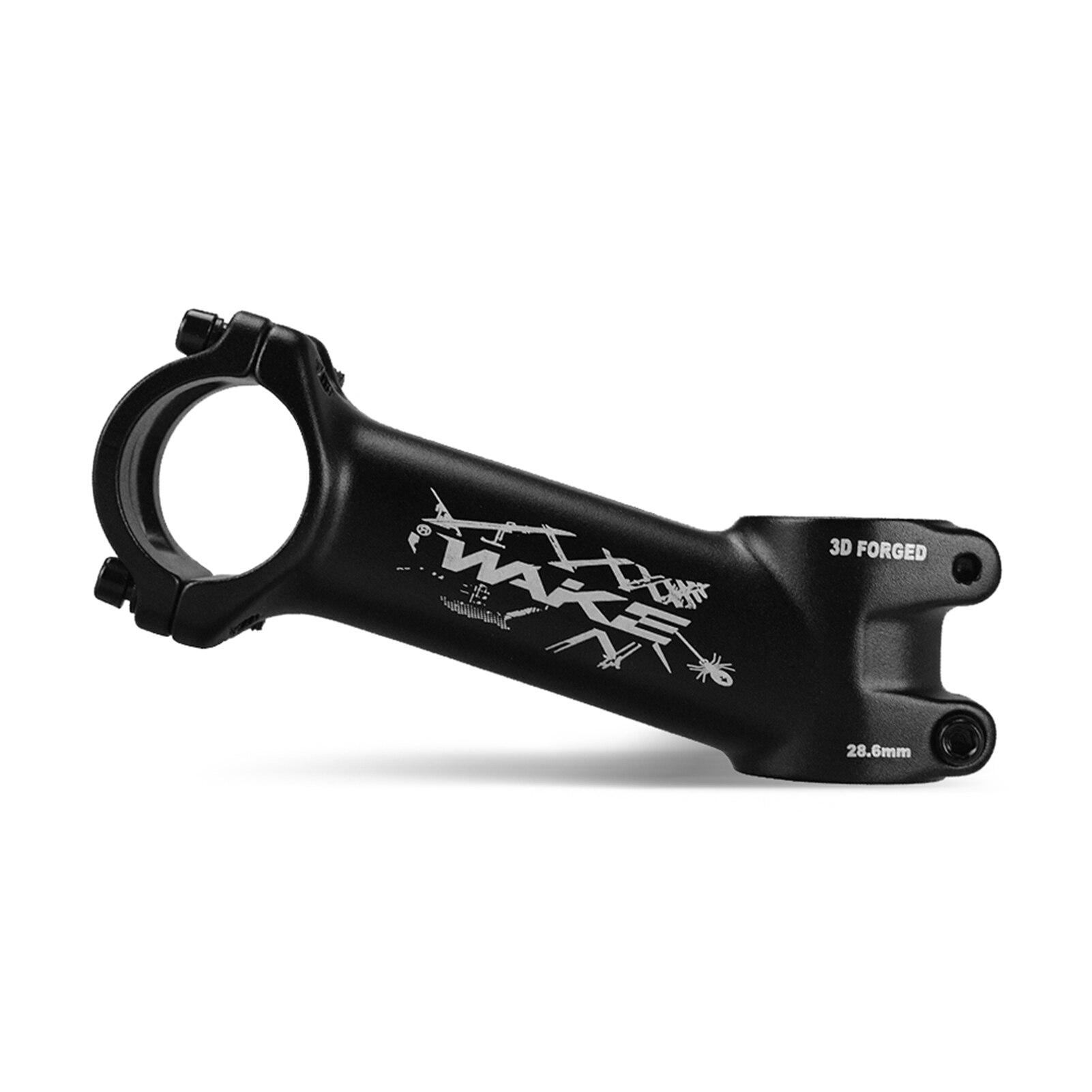 WAKE-vástago de bicicleta de montaña ultraligero, potencia de 25 grados, 31,8mm, 70/80/90/100/110mm, piezas de aluminio para bicicleta de carretera: 17 degrees  100mm