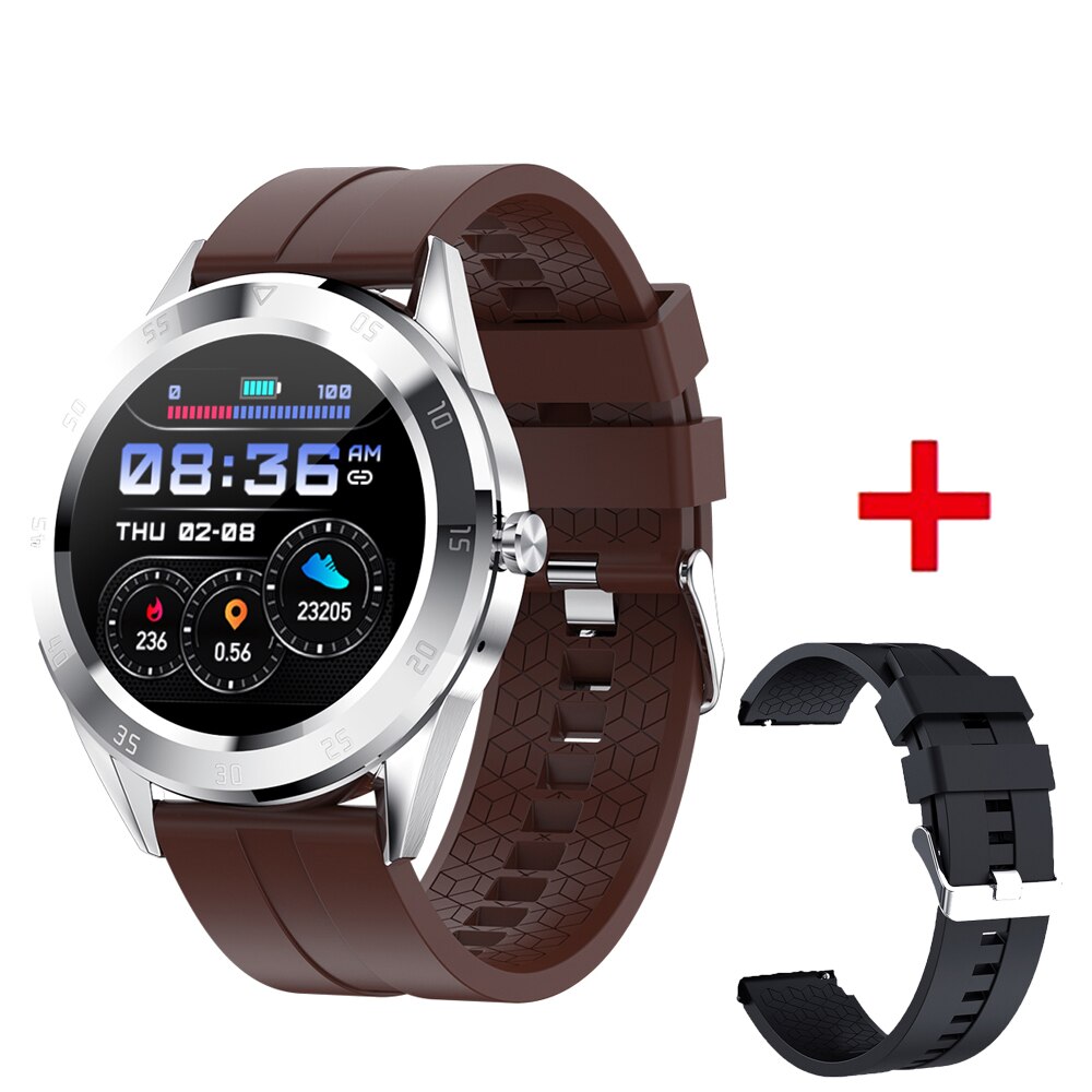 Y20 Smart Watch Bluetooth Call Music Sports Fitness Heart Rate Blood Pressure Men Waterproof Women Wristband PK GT2 P8 L9 L8: BW Silica BK Silica