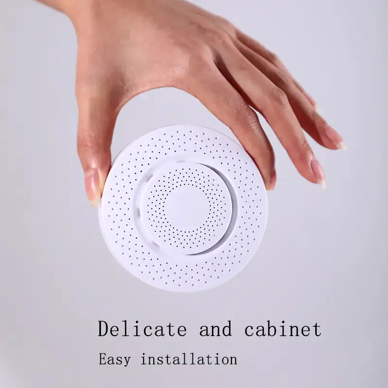 Tuya Zigbee/WiFi Sensor de del aire caja de aire inteligente medidor de CO2 formaldehído VOC Sensor de temperatura y humedad a través de Alexa Google Home