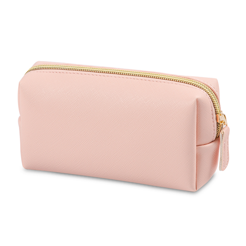 1pcs PU Leather Portable Toiletry Bags Waterproof Travel Make Up Bags for Women Small Medium Large Cosmetic Organizer Bags: green