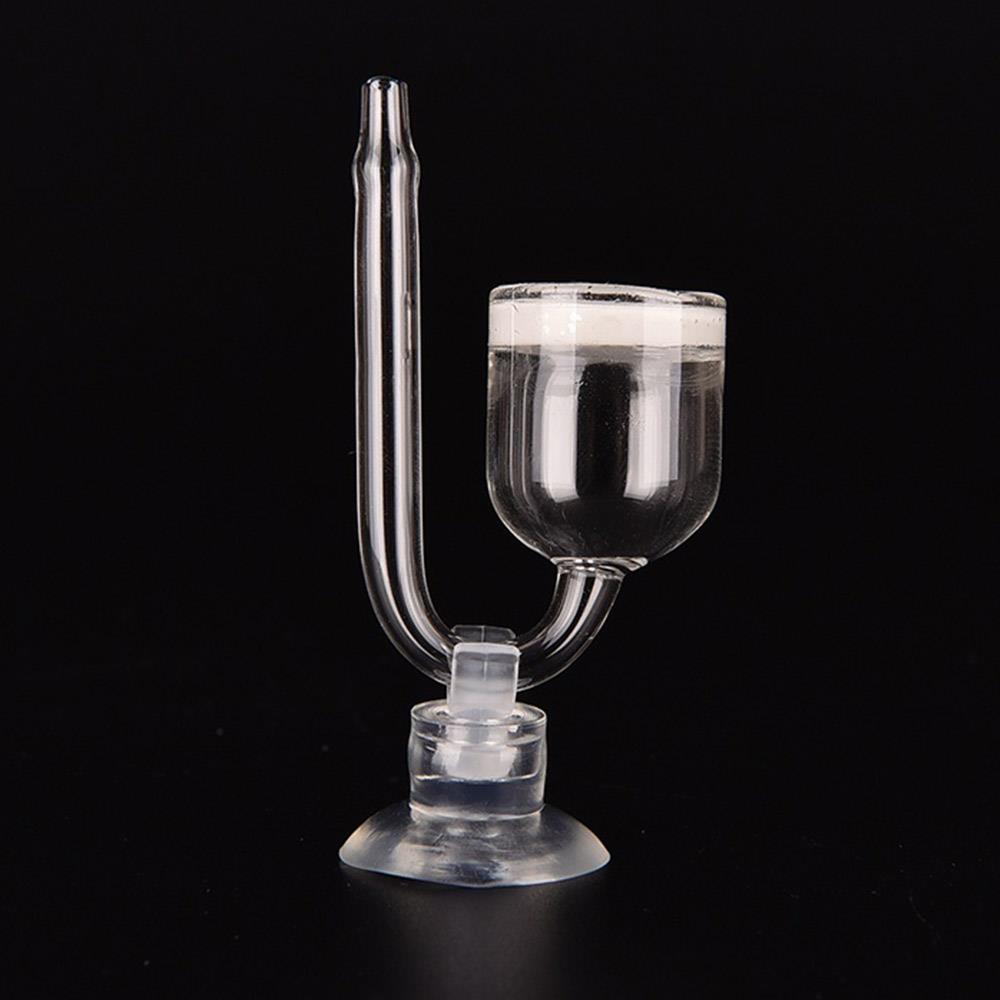 Practical Glass CO2 Atomizer CO2 Diffuser Oxygen Air Pet Supplies Tool Fish Tank Multifunctional U Shape Suction Cup Aquarium