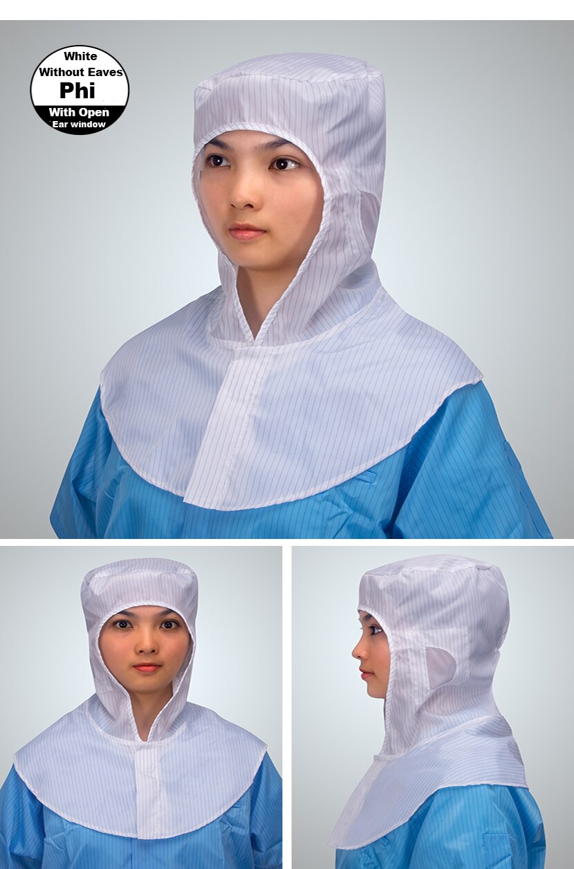 The Factory Sells Safety Helmet Antistatic Hat Cap German Antistatic Cape Dustproof Casco Helmet Safety Hat Wide Brimmed Hat: White Eaves Cape Hat