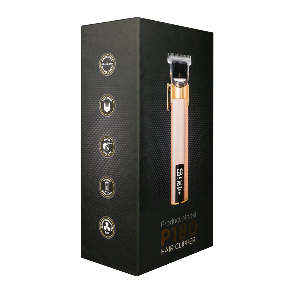 POP Barbers P180 Haircut Trimmer Barber Cordless Electric Beard Trimmer Haircutting Machine Hair Clipper For Men