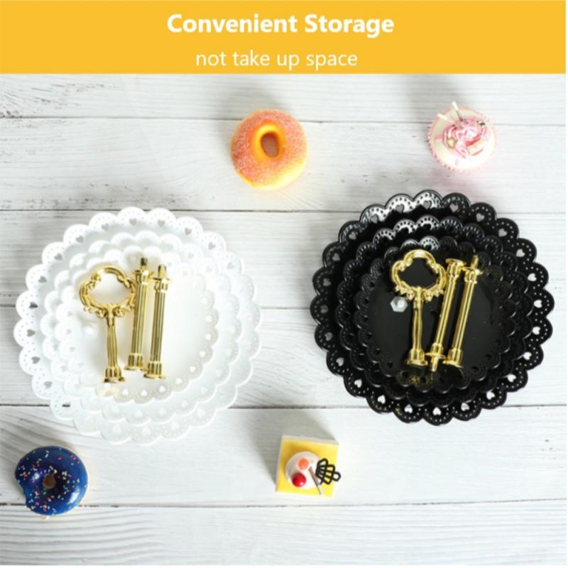 Huishoudelijke Speciale Lade Drie-Layer Cake Dessert Display Stand Europese Stijl Party Plastic Fruit Snacks Decoratie Goederen