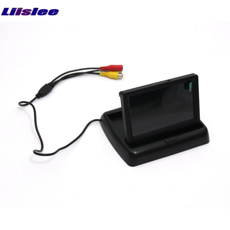 Auto Camera Voor Volvo S60 S60L 2001 Auto Back Up Reverse Camera 4.3 "Kleuren Lcd Monitor Achteruitkijkspiegel parking System