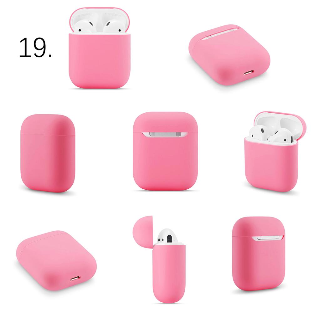 Slim Silicone Oortelefoon Case Voor Apple Airpods Case Cover Voor AirPods Draadloze Opladen Box Ultra Dunne Voor AirPods Protector Case