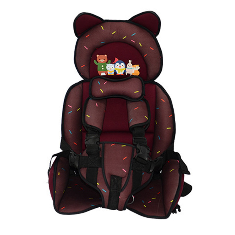 Portable Child Safety Seat Removable and Washable Baby Safety Seat With Belt Safe Child Sitting Chair Cushion