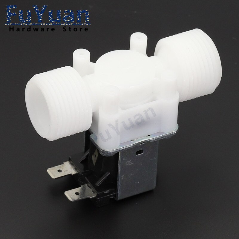 Válvula Solenoide de plástico de 3/4 pulgadas, dispensador magnético de lavadora, interruptor de controlador de presión neumática de agua, 12V, 24V, 220V, PP N/C