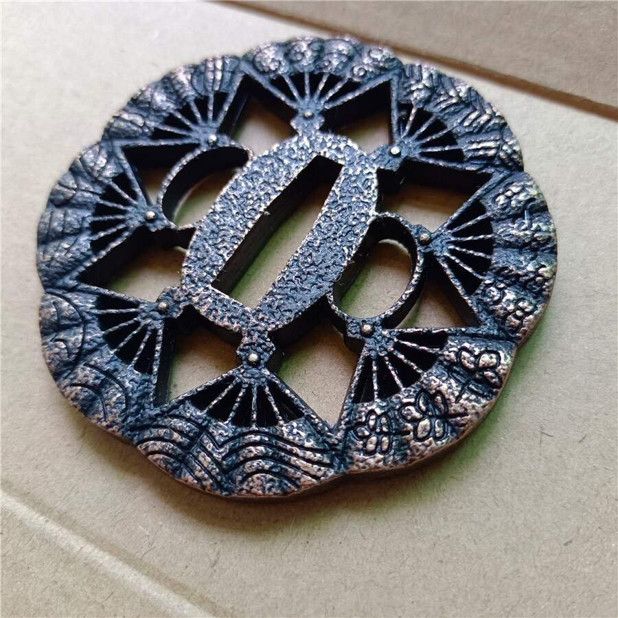 A Set Japanese Samurai Sword Katana/Wakizashi/Tanto Guard Accessory Tsuba+Menuki+Fuchi+Kashira+Handle+Habaki+Seppa