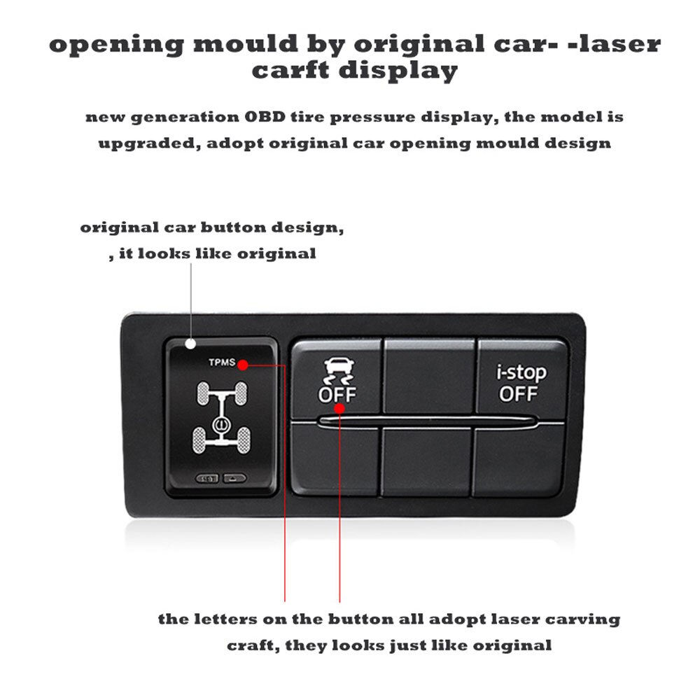 Car OBD TPMS Tire pressure sensor For Mazda CX-5 auto security alarm system car modification