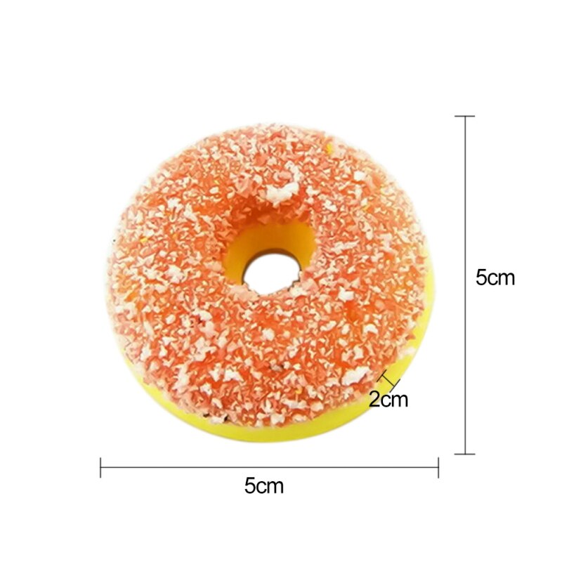Round Sweet Doughnut Fridge Magnets Kitchen Decorative Locker Refrigerator Calendar Magnets Message Stickers Fridge Home Decor