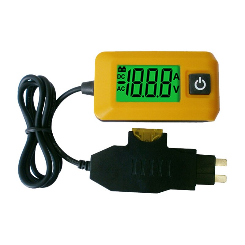 12V AE150 Auto Auto Aktuelle Tester Multimeter Lampe Auto Reparatur werkzeug Durch Sicherung Diagnose Werkzeug 12V 23A Messung palette 0,01 A ~ 19,99 A: yellow