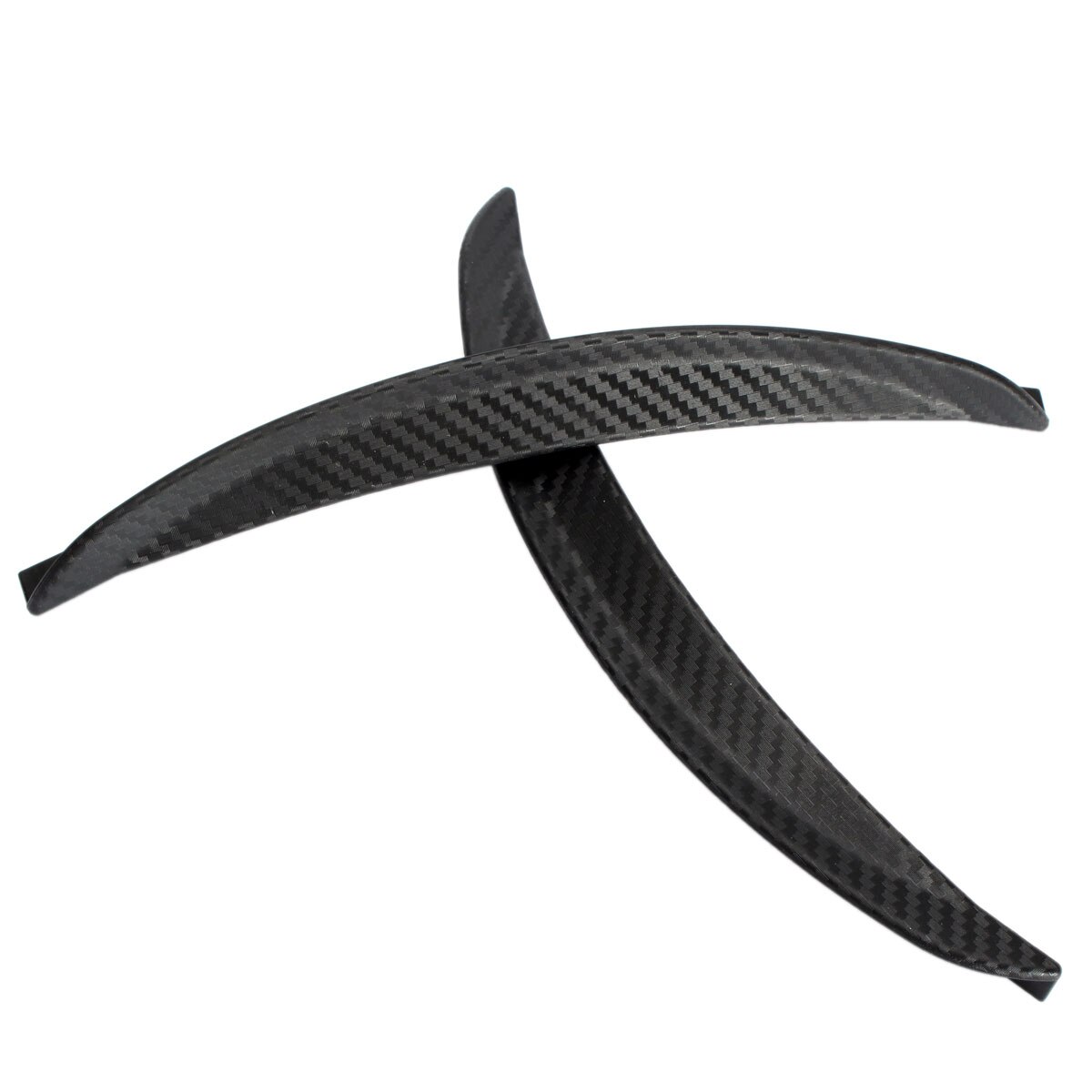 2 Stuks 24.5 Cm Universele Auto Carbon Fiber Fender Flares Spatlappen Splash Guards Arch Wiel Wenkbrauw Lip Voor Auto truck Suv