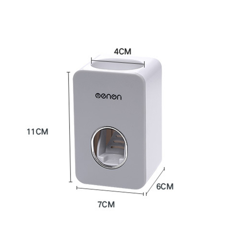 Fully Automatic Toothpaste Squeezer Wall Mounted Washable Toothpaste Squeezers Vacuum Press Bathroom Decor Toothpaste Holder